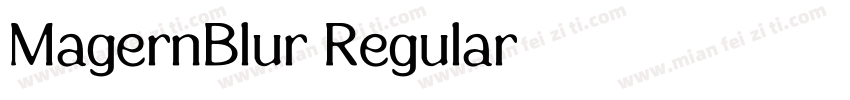 MagernBlur Regular字体转换